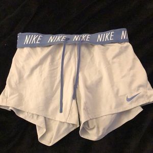 Light blue Nike dri- fit running shorts. Great condition. Only worn a few times